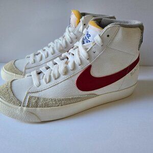 Nike Blazer Mid ’77 Athletic Club White Red Blue DH7694‑100 Men’s 8 Women’s 9.5